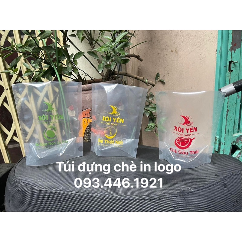 túi hút chân không đựng chè sầu không in