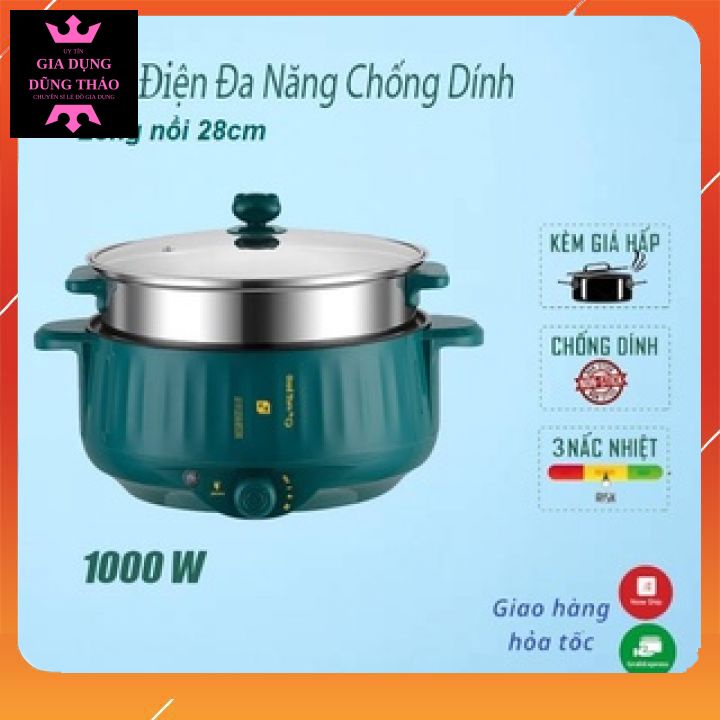 NỒI LẨU MINI, CA NẤU MÌ, NỒI LẨU 2 TẦNG CÓ VỈ HẤP MẪU MỚI NHẤT 2022