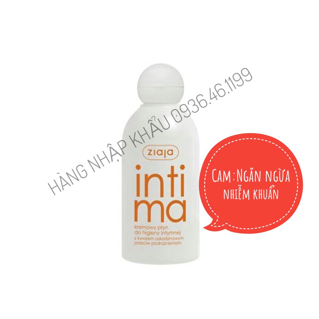 Dung dịch vệ sinh phụ nữ Intima Ziaja----BaLan----200ml