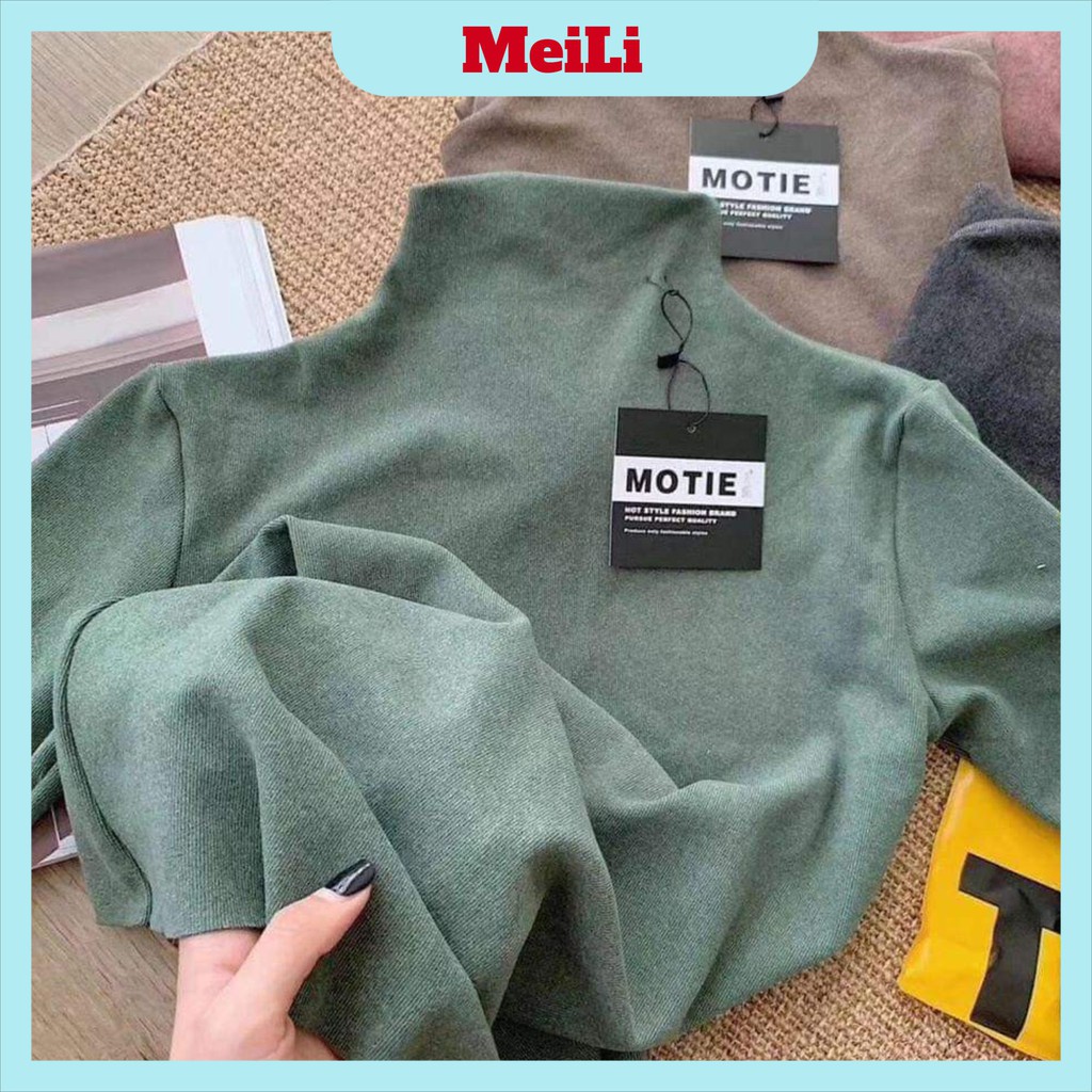 Áo giữ nhiệt nữ MoTie  🌸FREESHIP🌸Áo Len Cổ Lọ Xuất Nhật