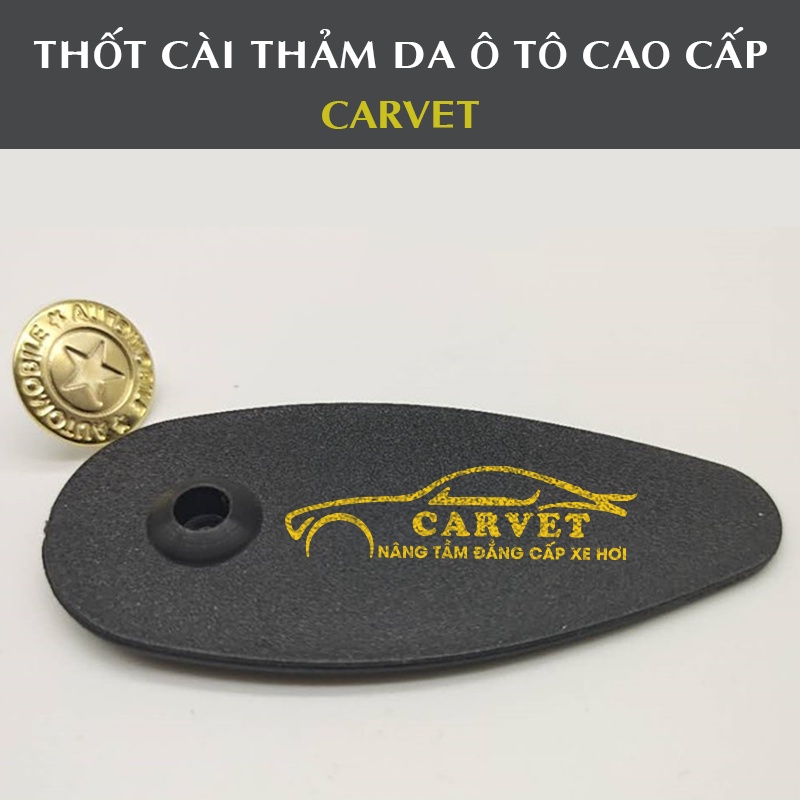 Bộ khuy gài, lá gài, chốt cố định thảm lót sàn ô tô 5D 6D vào sàn ô tô, chống xô lệch thảm