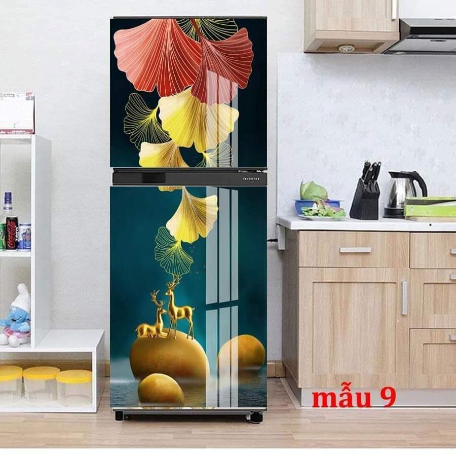 Miếng dán tủ lạnh, máy giặt 3D