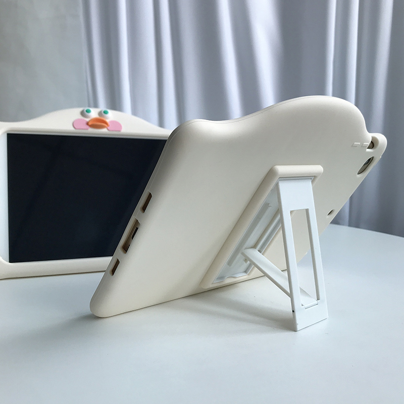 Cover For iPad 9.7 2018 2017 10.2 7th Pro 9.7 10.5 Air 1 2 3 Beige Cartoon Hyaluronic Duck Shape Case Ipad mini 1 2 3 4 5 Silicon Soft Cover | BigBuy360 - bigbuy360.vn