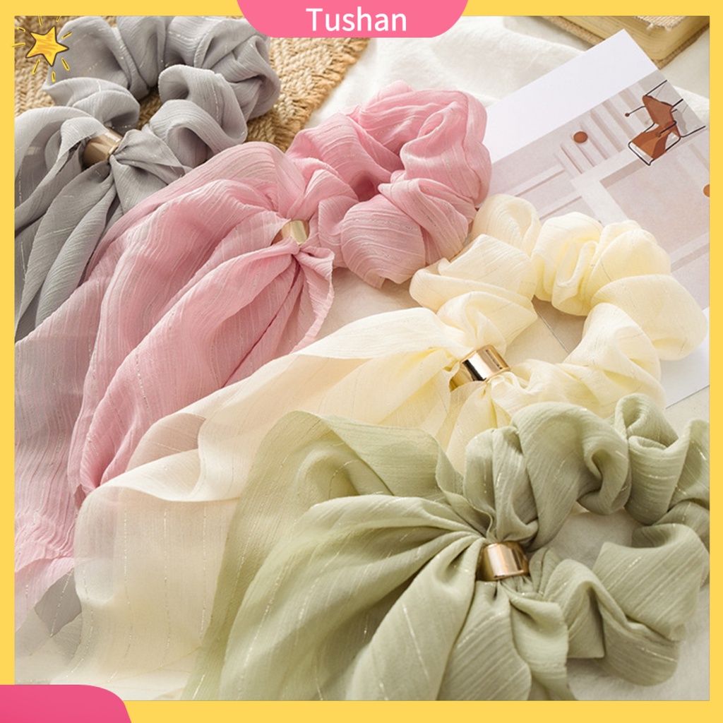 Dây Buộc Tóc Hình Nơ Xinh Xắn Dành Cho Nữ