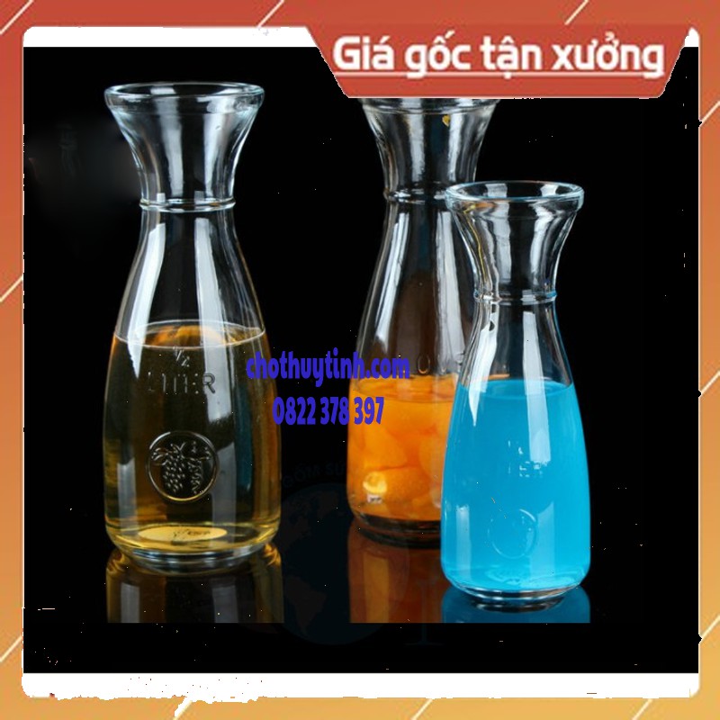 Ly thủy tinh eo trà sữa 300ml-500ml