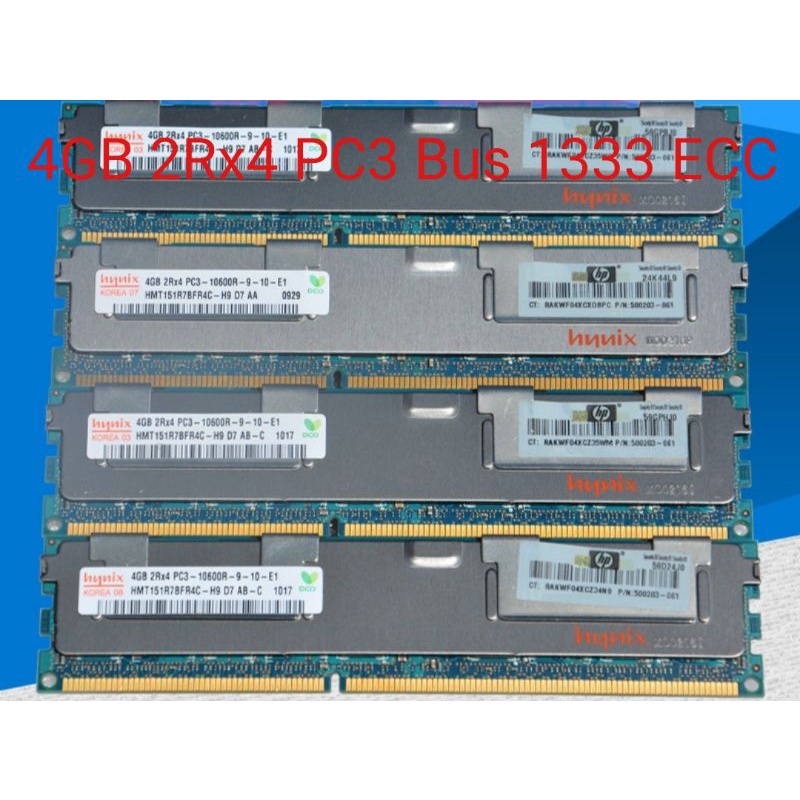 Ram Sever DDR3 4G ECC REG Buss 1333 cho Main X58 X79 X99 hàng xịn