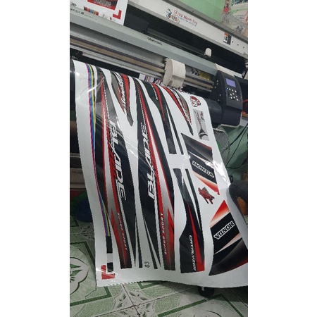 Tem Wave Blade đỏ đen 2018