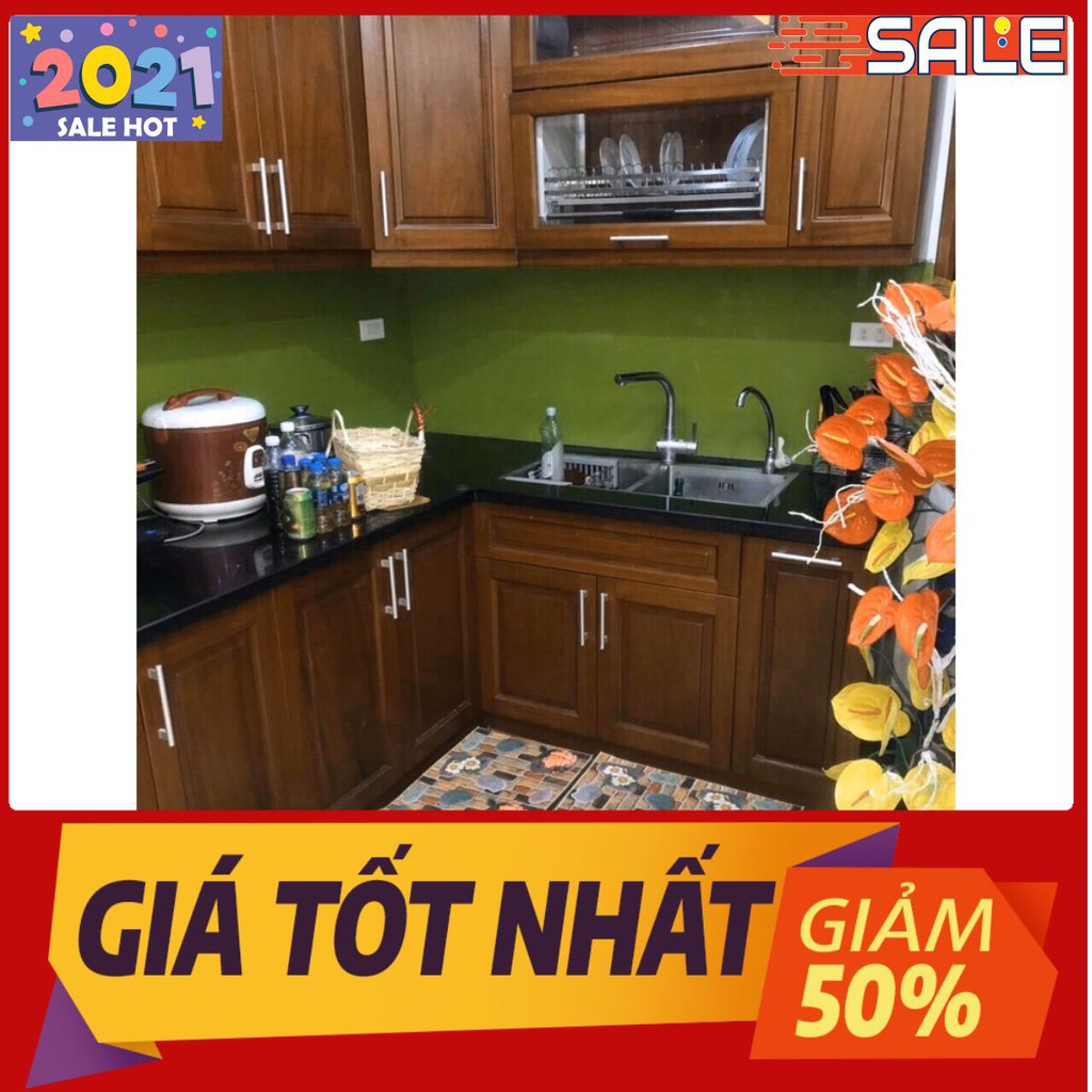 Bộ 2 thảm lau chân nhà bếp 3d-Free ship-gồm 2 thảm 40x60cm và 40x120cm-Mã hàng TB013