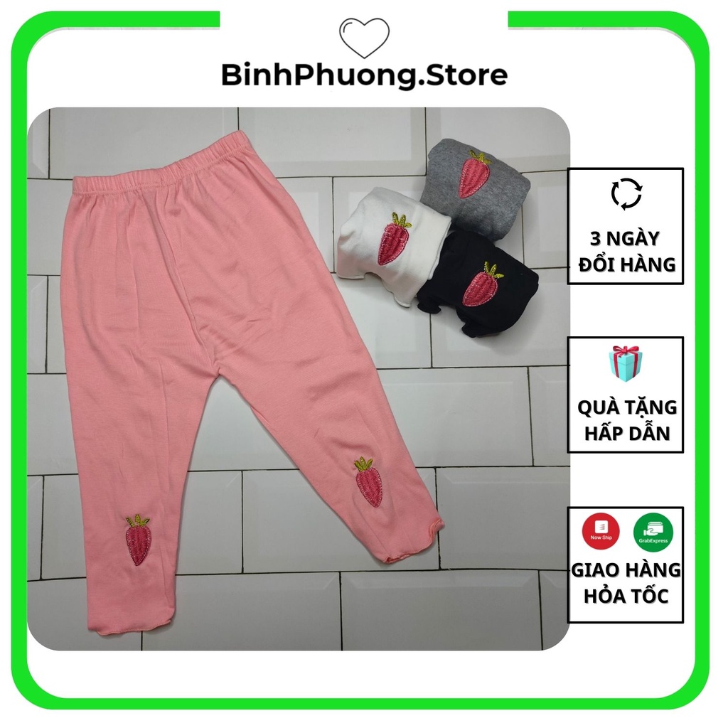 Quần legging bé gái, quần thun ôm legging cho bé gái 1 2 3 4 tuổi Binhphuong.store