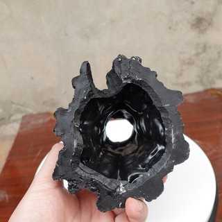 Phụ kiện trang trí bể cá: núi lửa phun trào