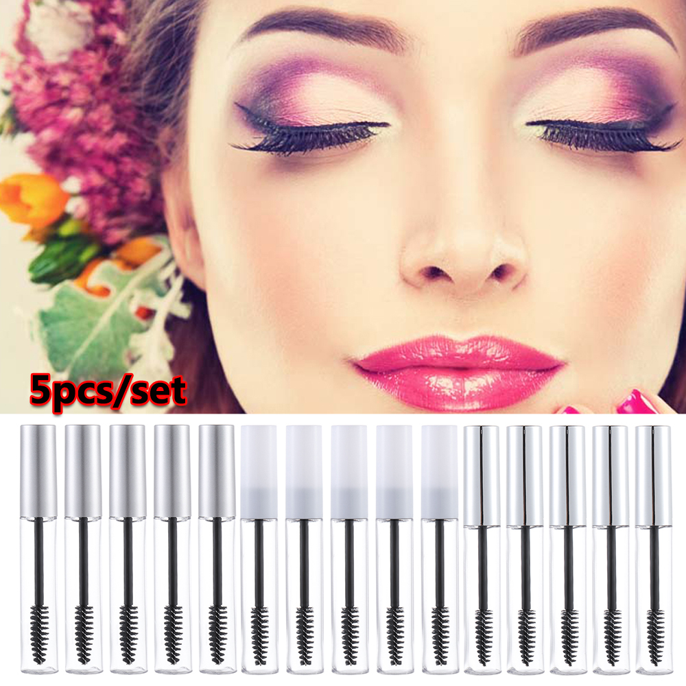 (Hàng Mới Về) Set 5 Lọ Rỗng 10ml Dùng Để Đựng Mascara Diy