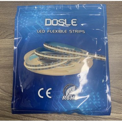 Led Dây Trong Nhà Dosle 120 led/mét Cuộn 5m ( đơn màu sắc ) Vàng , trung tính , trắng( có kèm thanh nhôm 1m)