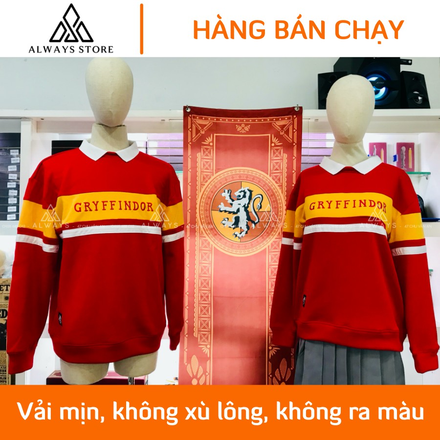 Áo Sweater Harry Potter GRY - Lót nhung/lông - Vải mịn màng, không ra màu, không xù lông - Unisex
