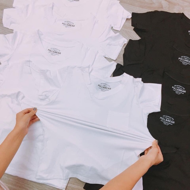 Áo pull and bear cổ tim