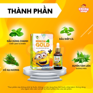 Mã bmlt30 giảm đến 30k đơn 299k dầu húng chanh lên men minion gold dr.maya - ảnh sản phẩm 3