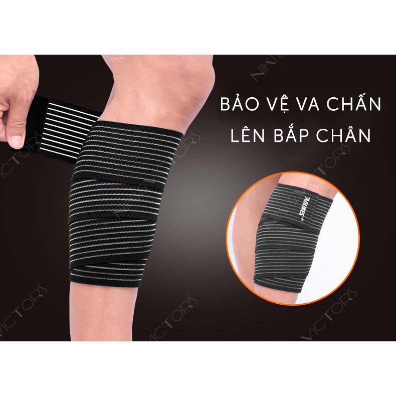 Băng quấn cố định cổ tay chân, dây đeo thể thao co giãn thoáng khí ngăn ngừa chấn thương 70cm