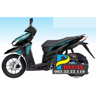 Tem Vario 150 Xanh Đen Mẫu Cũ 2017