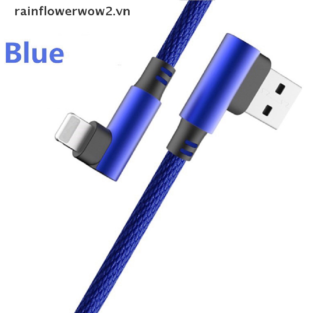 Dây Cáp Sạc Nhanh Truyền Dữ Liệu Micro USB Góc Phải 90 Độ Type C / IOS / Micro USB