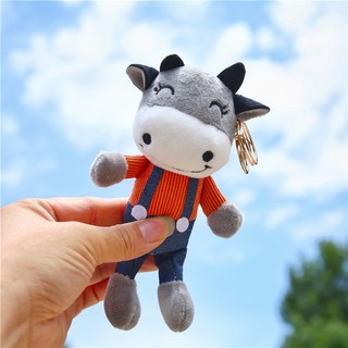 [tqa0208] Móc khóa Bò sữa nhồi bông cute chiếc đẹp PK57