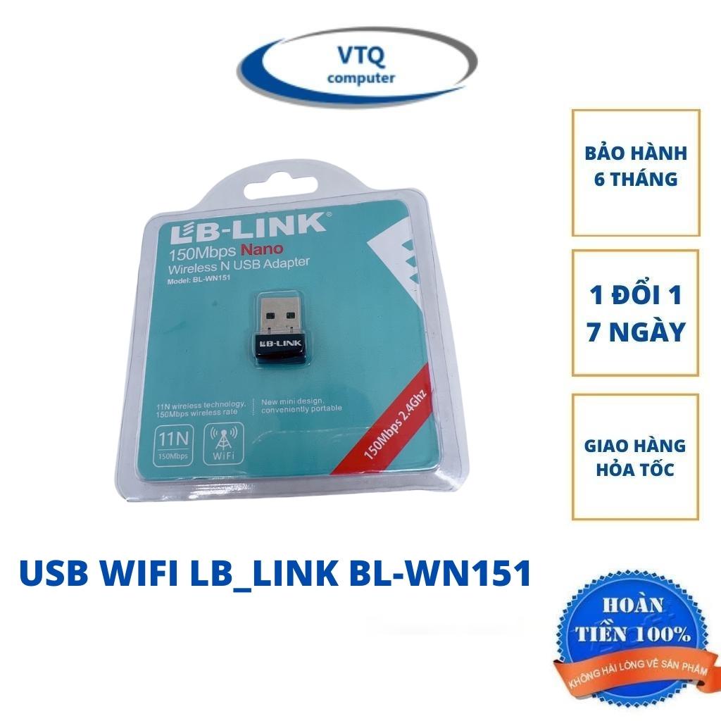 USB thu WIFI LB LINK NANO BL WN151, tiện lợi dùng cho laptop,pc bảo hành 12 tháng.shopphukienvtq