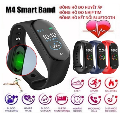 Đồng Hồ Thông Minh Thể Thao M4 Chống Nước Kết Nối Bluetooth 4.0
