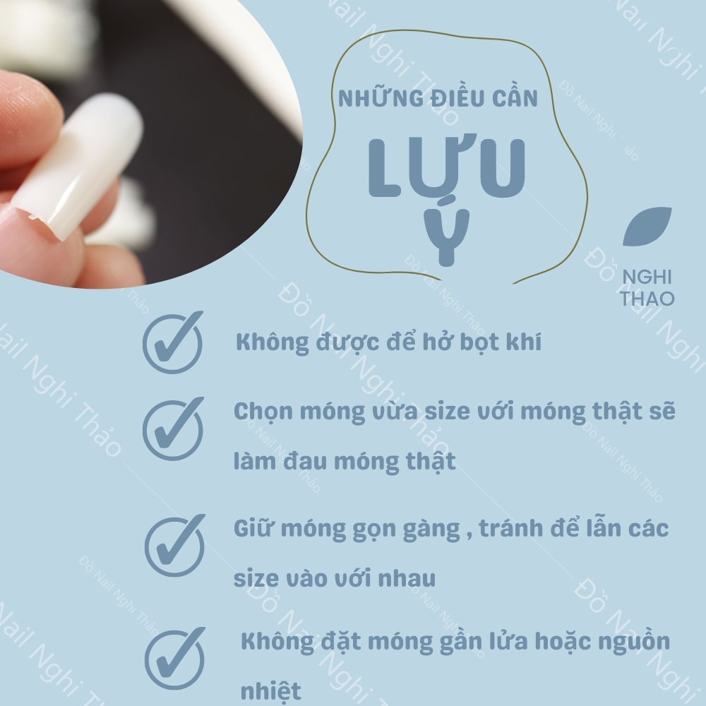 móng úp lẻ size HSM , móng up lẻ