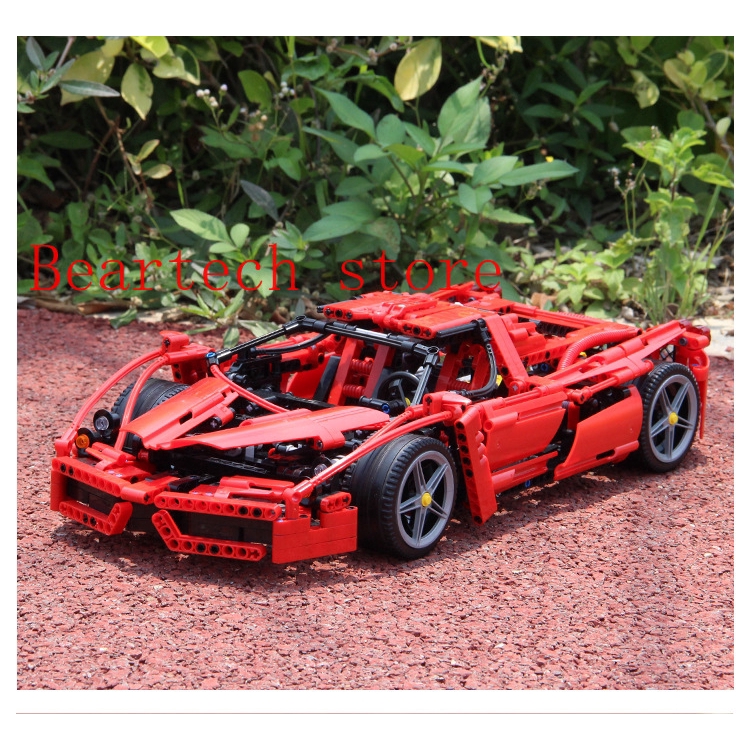 Bộ đồ chơi lắp ráp lego xe hơi Bela 9186 Technic ENZO Ferrari 1:10 8653