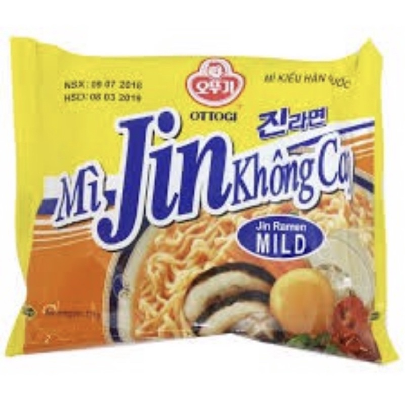 mi jin không cay ramen ottogi 120g