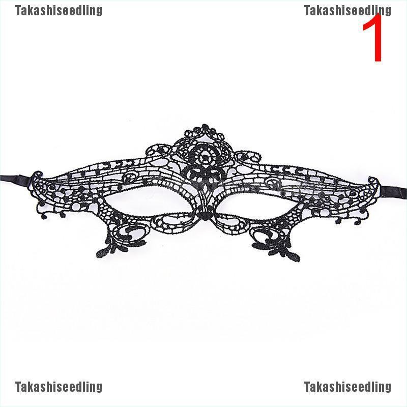 Mặt Nạ Ren Đen Hóa Trang Độc Đáo