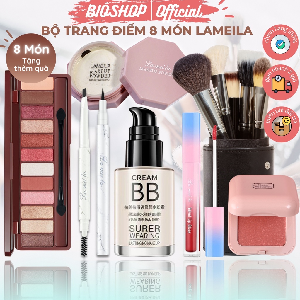 Bộ Trang Điểm Tiện Lợi cho Các bạn Tập Trang Điểm - makeup cá nhân đầy đủ