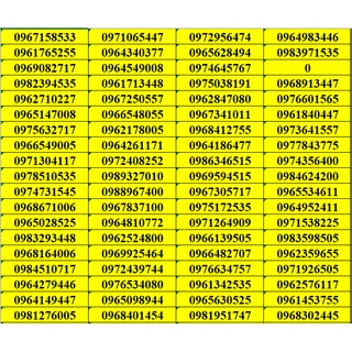 SIM SỐ ĐẸP VIETTEL ĐỒNG GIÁ 599K CÓ GÓI V120 , ST90 , F90 , MI , ST120 - SIM NGỌC MAI -