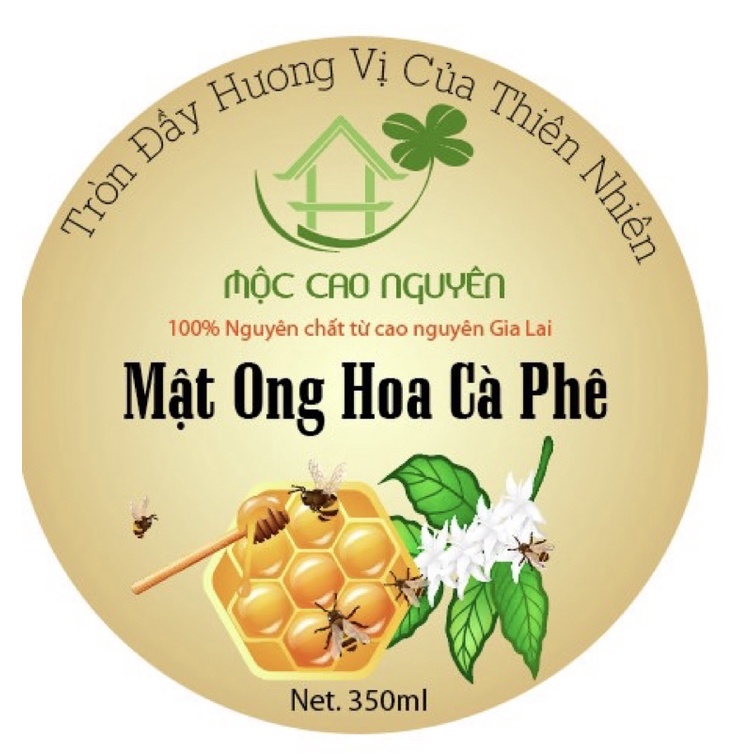 Mật ong hoa cà phê nguyên chất từ trang trại