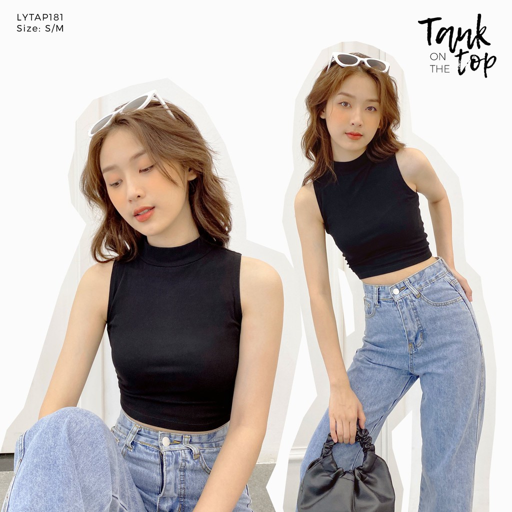Áo ba lỗ nữ thiết kế by LYRA croptop ôm body trơn ulzzang chất cotton vải co giãn phong cách Hàn Quốc - LYTAP181 | BigBuy360 - bigbuy360.vn