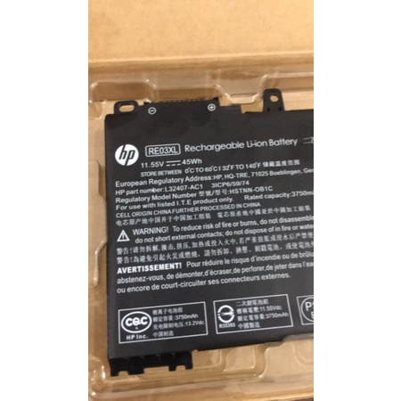 💖💖 Pin HP ProBook 450 440 430 G6 RE03XL