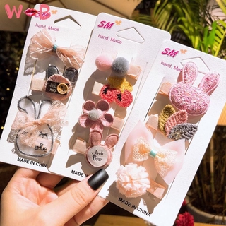 Bộ 3/4 Kẹp Tóc Công Chúa Xinh Xắn Cho Bé Gái