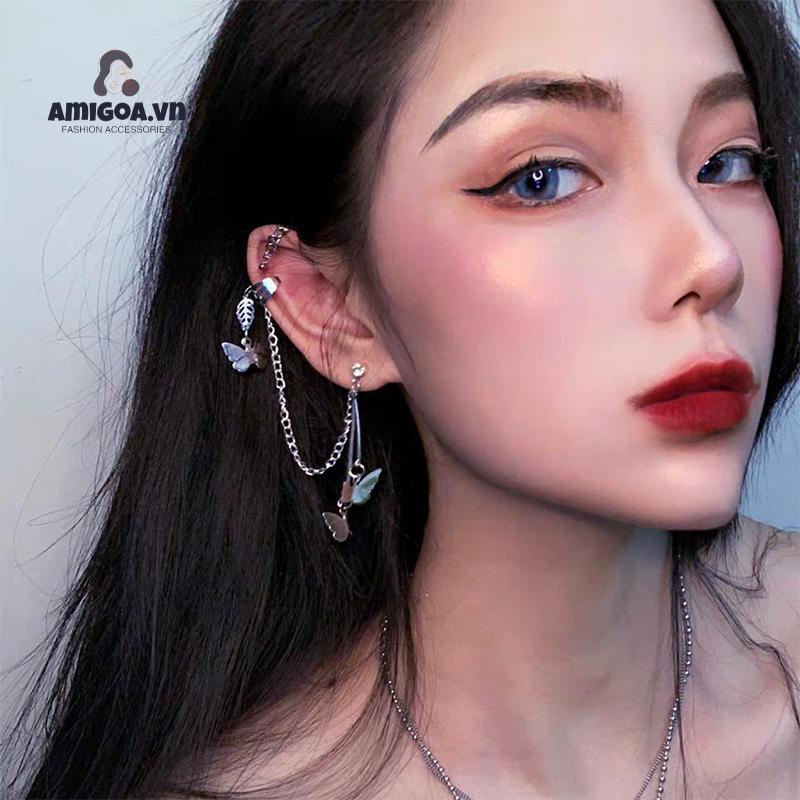 Khuyên Kẹp Vành Tai Hình Bướm Xinh Xắn Cho Nữ