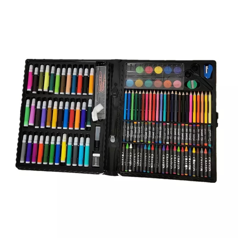 Hộp Bút Màu 150 Chi Tiết Cho Bé, Bộ Màu Vẽ Đa Năng 150 Món Giá Rẻ Cho Bé CamCamHome
