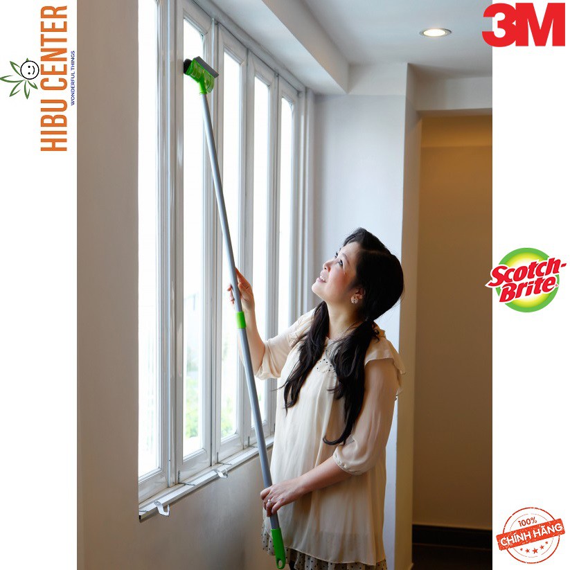 Cây Lau Kiếng Cao Cấp 3M Scotch Brite XA004495868 Hàng Chính Hãng - HIBUCENTER