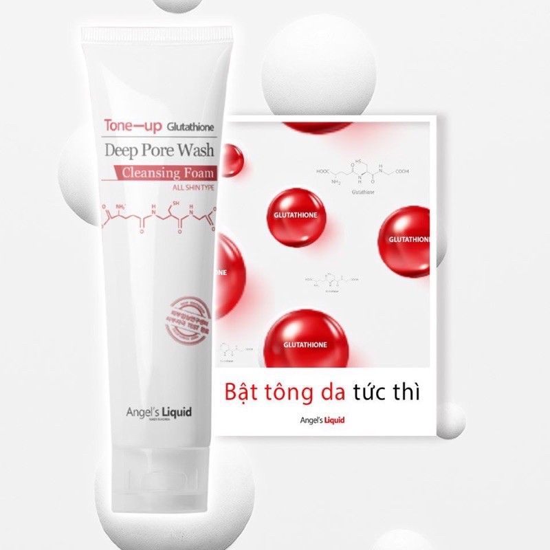 Sửa rửa mặt dưỡng trắng, làm sạch sâu Angel’s