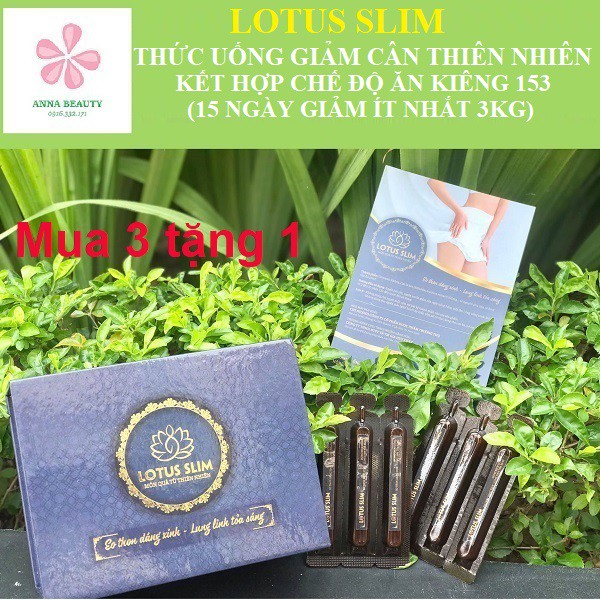 Thức Uống Áp Dụng Thực Đơn Ăn Kiêng Giảm Cân An Toàn, Nhanh Chóng, Cấp Tốc LOTUS SLIM Chitosan