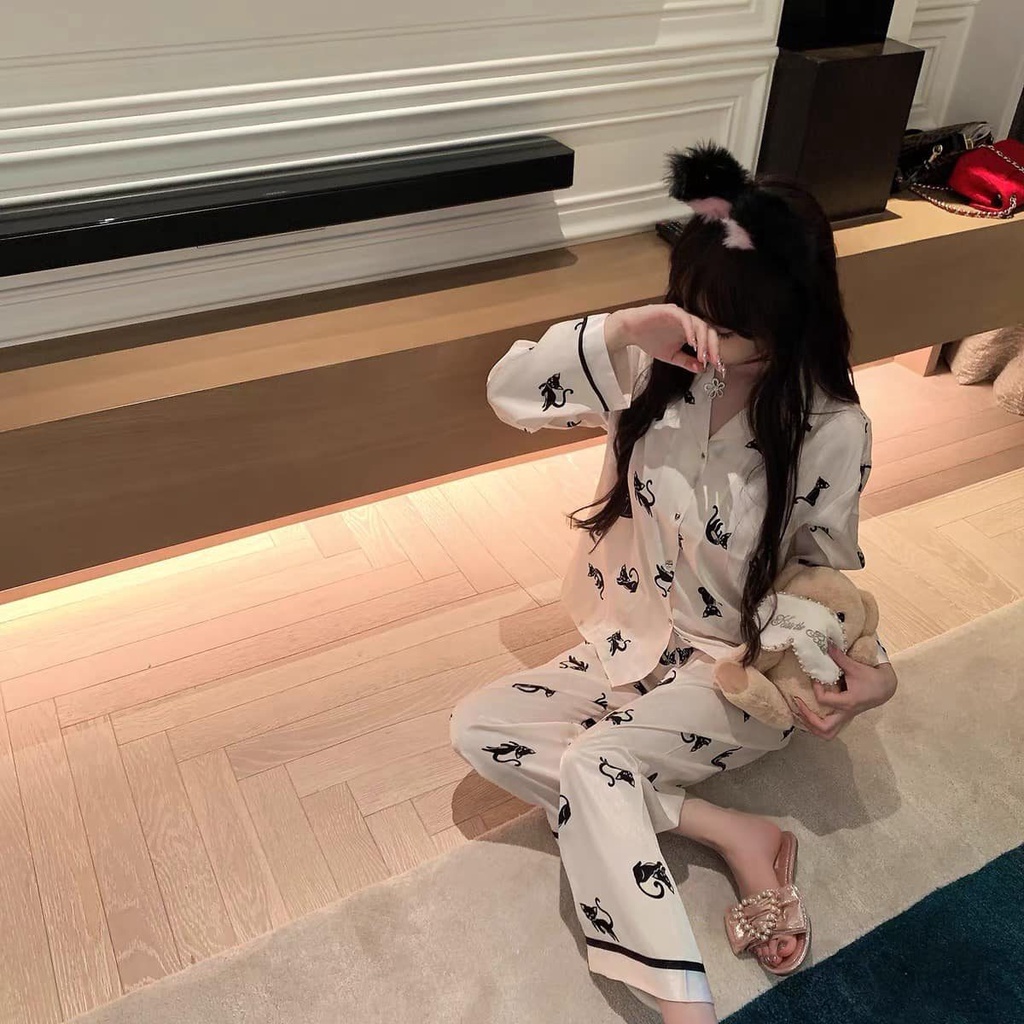 Bộ đồ ngủ KAMI lụa Pháp CMsleep cao cấp