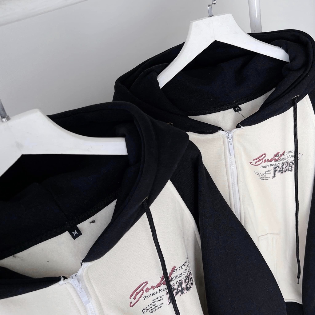 [sẵn]Áo khoác tay dài form rộng F426 tay phối (ảnh thật tại shop) TanaziCloset