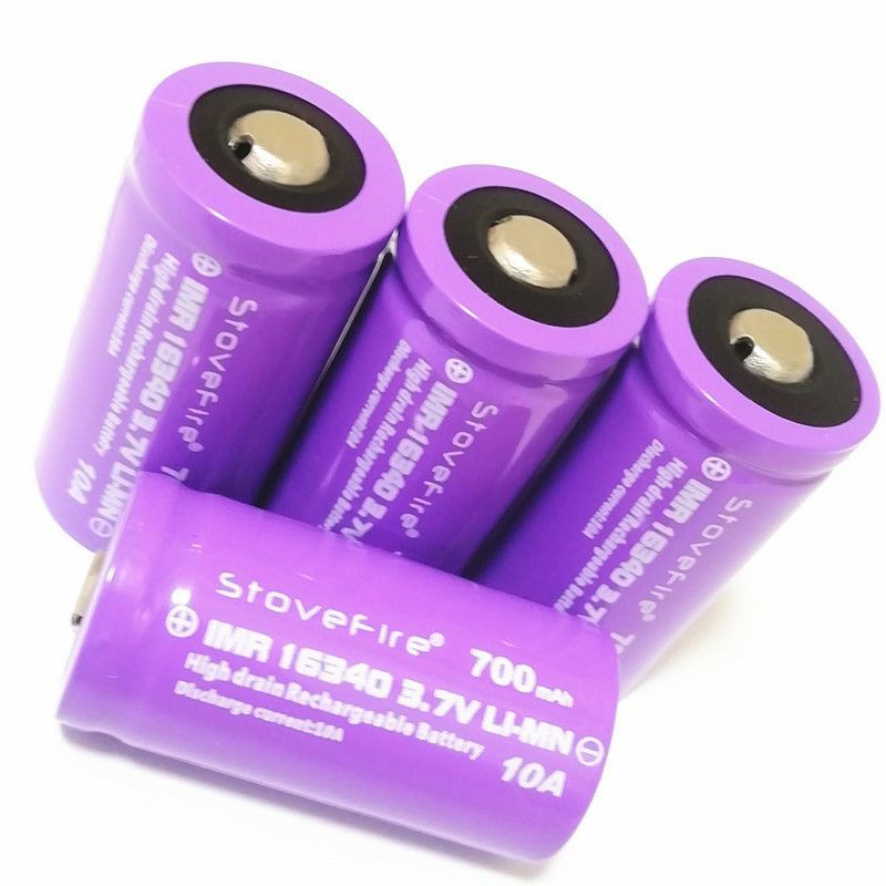 achun.vn - CELL PIN Stovefire 16340/CR123A - 700mAh - 3.7V xả 10A