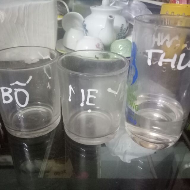 Bộ cốc thuỷ tinh cho gia đình
