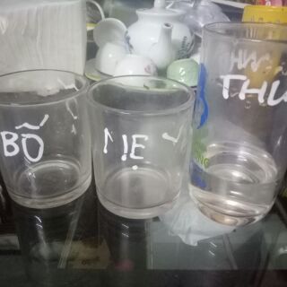 Bộ cốc thuỷ tinh cho gia đình