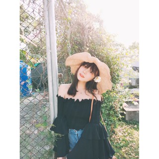 Áo trễ vai bè nhún