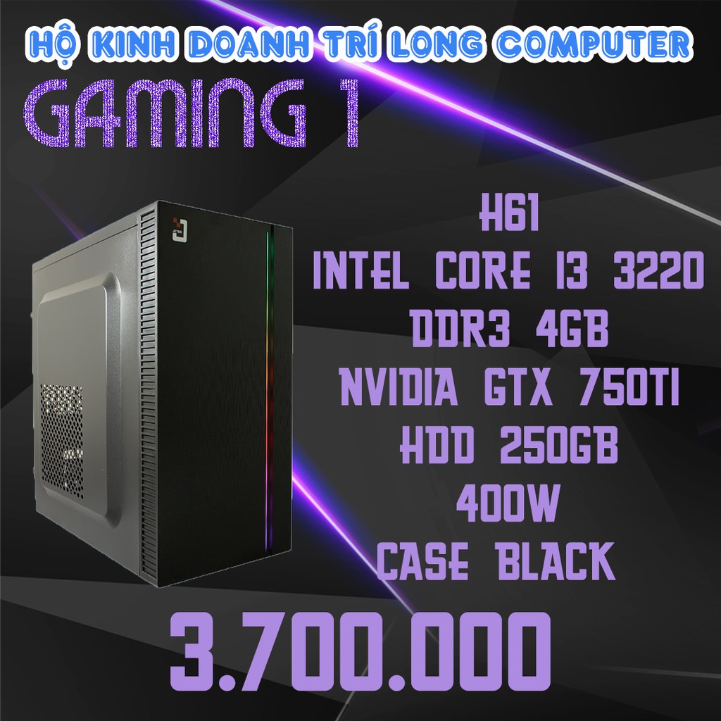 Thùng máy PC Gaming giá rẻ (G1) | Ram 8GB / LED | BigBuy360 - bigbuy360.vn