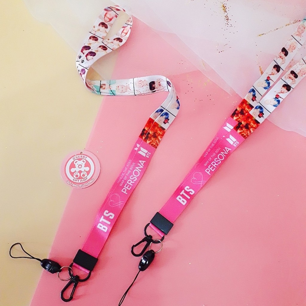 Dây Strap BTS Móc khóa Điện Thoại BTS PERSONA