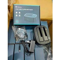 Thiết Bị Kết Nối Cắm Nóng 2 ổ cứng 2.5 và 3.5 inch ORICO 8628US3-C (Có Clone) - Dock Đôi Orico