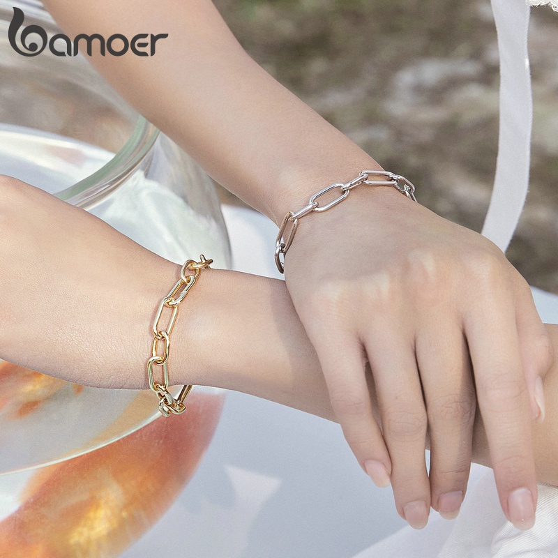 Vòng đeo tay bamoer BAMOER Bạc 925 đa kiểu dáng sang trọng cao cấp